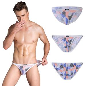 Mutande Intimo uomo Mutandine Sexy Bamboo Slip ultra morbidi Bikini a vita bassa per uomo