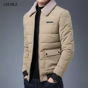 Legible Winter Jackets Men Parka Casual Thick Winter Coat Men Solid Parka Male Clothes Overcoat Outerwear 211110