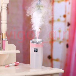 Ultrasonik Hava Spreyi USB Araba Nemlendirici Mini Aroma Difüzör Mist Maker Ev Ofis 300ml