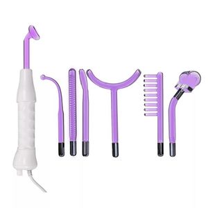 High Frequency Facial Machine 7 In 1 Electrode Glass Tube Spot Acne Wand Face Spa