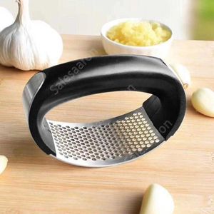 Portable Stainless Steel Garlic Press Garlic Chooper Hand Garlic Press Garlics Grinder Grater Cutter Slicer Kitchen Gadget DAS403