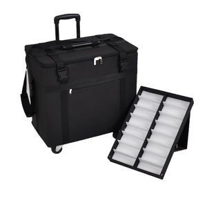 sunglass travel suitcase eyeglass frames storage case display tray eyewear sample carrying bag reading glasses presentation box