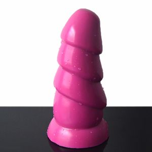 Massaggio Spessore massimo 6 cm Grande plug anale Dildo in silicone per donne Giocattoli adulti del sesso Bastone per masturbazione Massaggio Vagina