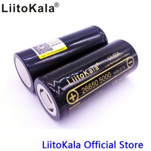 26650 50a großhandel-HK Liitokala LII A mAh Lithium Batterie V Akkus A für Flashligh geeignet