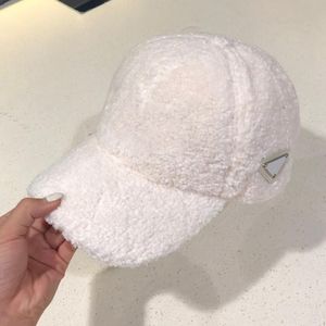 Bonés de bola de luxo para homens mulheres inverno designer cashmere boné de beisebol moda rua chapéu gorros quentes chapéus peludos 6 cores de alta qualidade