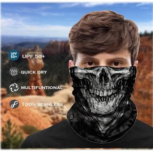 Maschera militare mimetica Bandana Foulard militare Sciarpe da caccia Collo Buff Maschera tattica Teschio Braga Cuello Hombre Passamontagna Cappellini da ciclismo