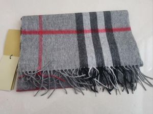 Vinter 100% ull Cashmere Scarf High-end Mjuk Tjock Mode Mäns och Kvinnors Scarf 180 * 30cm