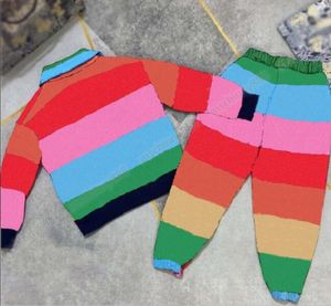 طفل أطفال بوي فتاة مجموعات المصممين رياضية سترة معطف قمم + سروال رياضية ملابس الأطفال إلكتروني مجموعة