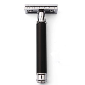 Classic Safety Razor For Manual Blade Replaceable Shaver Brass Blank Handle Razors for Shaving Men