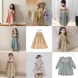 Na sprzedaż 2021 LM Spring and Lato Nowa Dziewczyna Dress Girls Dresses Design Dresses Baby Girl Odzież Dress for Girls Q0716