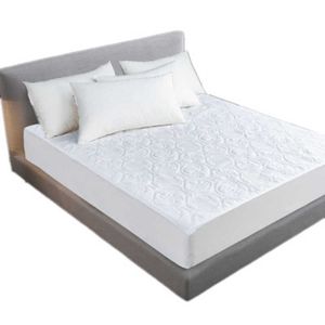 Sheet 1 Piece Filled Water-Proof Mattress Protector Embossed Style Cover to Protect Your Clean Different Colors 210626