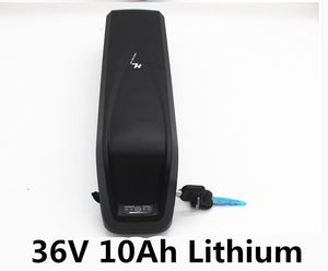 Tragbarer wiederaufladbarer Li-Ion-Lithium-Akku 36 V 10 Ah für Elektrofahrräder, E-Bikes, Mountainbikes, Fatbikes + Ladegerät