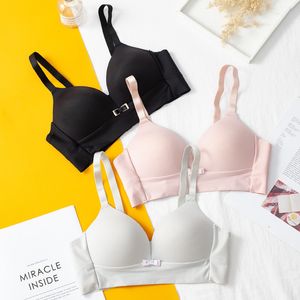 アクティブブラジャー女性下着硬化ストラップレスプッシュアップランジェリーワイヤー送料ブラジャー高品質 Bralette 送料無料 2021 新しい