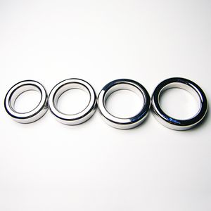 38mm / 41mm / 44mm / 47mm Metal Cock Ringar 9mm tjocklek Rostfritt stål 165g Tung penisring för par kön