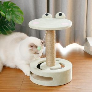 小動物供給SISAL猫登山フレームゴミ猫の猫のおもちゃのテーブルポスト