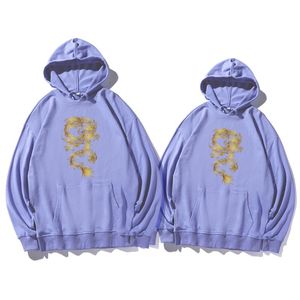 Dameshoodies Sweatshirts Hoody Womens Mens Chinese Dragon Print Vintage Harajuku Streetwear Oversize Losse Lange mouw Pullover Tuniek