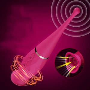 Erwachsene Vibrator Muschi Saugen Vibrationsmassagegerät G-Punkt Klitoris Stimulator Massagestab Aufladen Zauberstab Erwachsener Masturbator Sexspielzeug Valentinstag Geschenk ZL0084