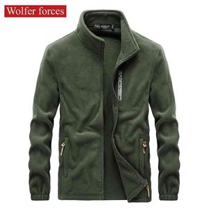 Tröja jackor man stor storlek kläder män mode menswear hoodless herrar våren jaket kläder militär uniform 210811