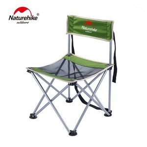 Naturehike Portable Folding Fishing Chair Stool Aluminum Alloy Outdoor Hiking Camping Small Camp Furniture