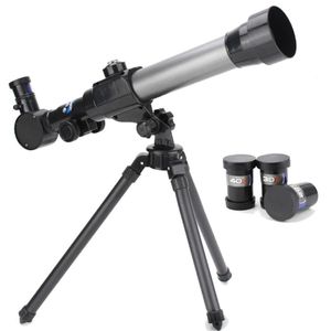 20X / 30X 40X Astronomik Teleskop Çocuk HD Gece Görüş Monoküler ile Tripod 2 Mercek Aracı