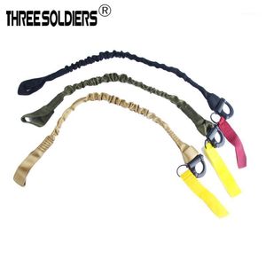 SOLDIERS Outdoor Tactical Multi-functional Elastic Safety Rope CS Field Gun Strap Climbing Fast Off The Sling