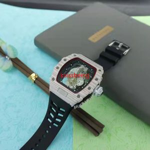 Montre Hommes Quartz Sport Montre-Bracelet Top Marque De Luxe Montres De Mode Cadran Transparent Bracelet En Silicone 10