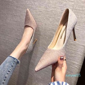 DressShoes Casual High heels pointed high heel's thin heels spring annual meeting wedding commuting gradient single shoes size 35-42