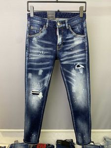 Italienska mode europeiska och amerikanska mäns casual jeans, high-end tvättad, handpolerad, kvalitet optimerad LA9826