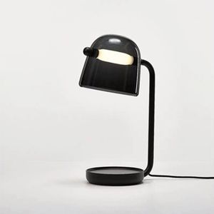 Nordic minimalist table lamp bedroom creative personality glass postmodern light luxury living room study EU US