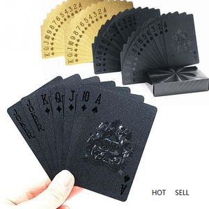 54PC / Set Vattentät US Dollar Pattern Poker Bordsspel Spelkort Samling Poker Table Game Playing Card Collection Poker