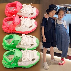 Children's Sports Sandals Summer Fashion Hollow Girls Casual Shoes Soft Bottom Boys