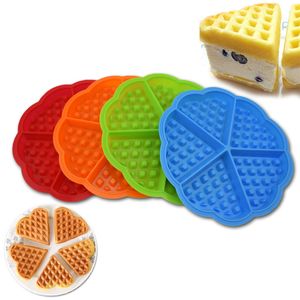 Silicone Waffle Mold Baking Molds Heart Shape Muffin Mould Non-stick DIY Cake Bakeware Kitchen Accessories JKXB2103