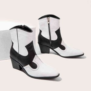 Zíper mulheres botas saltos altos sapatos femininos desenhador de luxo botas-mulheres rodada dedo do pé calçado de inverno stiletto rock senhoras moda au