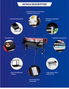 Cutting Mat Paper Cutting Machine XY AXIS Film Roll To Sheet Guillotine Cutter Automatic Rotary Trimmer