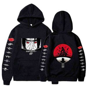 Itachi Hoodie Anime Sweatshirt Uzumaki Akatsuki Sakura Kakashi Sasuke Hinata Hyuga Harajuku Sweatshirts Men Women Clothes Y1109