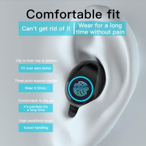 F9-46 TWS Bluetoothヘッドフォン5.0ヘッドセットハンズフリーイヤホンワイヤレスイヤーイヤホン充電ボックスイヤホン