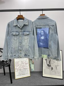 Herrkvinnor designers denim jackor toppkvalitet avslappnade vinterrockar märkesmässiga mans jacka stylist outwear kläder