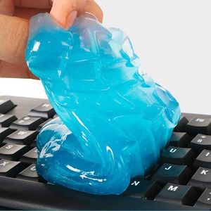 Car Sponge 100PCS 60ml Super Auto Cleaning Pad Glue Powder Cleaner Magic Dust Remover Gel Home Computer Keyboard Clean Tool