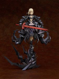 Anime gsc fate zostań nocna szabla alter huke figures czarne walka szabla huke pvc akcja figura anime figurka modelu zabawki