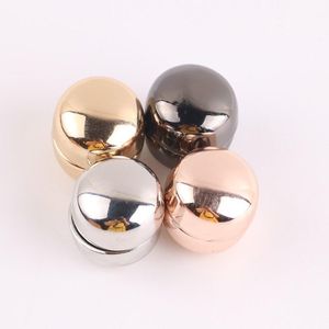 Pins, Brooches 1PC Safe Hijab Brooch Strong Metal Plating Magnetic Clip Luxury Accessory No Hole Pins Magnet For Muslim Scarf