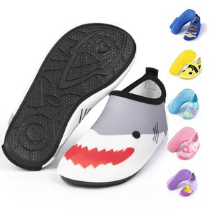 Children shark lion shoes boys girls indoor slippers socks kids animal soft sole infant baby shoes water swimming surfing non-slip slipper