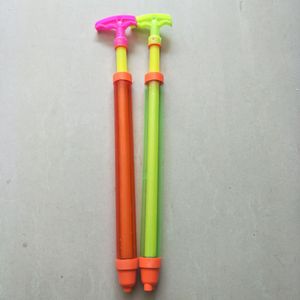 Toys infantis de 45 cm de pistola plástica bombeando canhão de canhão de tubo único água praia de areia por atacado Play water diversão