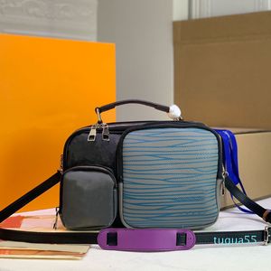 Projektant Unisex Messenger Bag Crossbody Torby Na Ramię Torebki Torebki Kieszenie Ekskluzywne Kolor Wysoka Pojemność