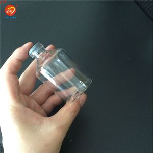 47*75*12.5mm 80ml Leakproof Glass Bottles with Rubber Cap Eco-Friendly Jars Vials Silicone 24pcs good qty