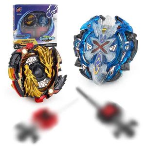 Burst Sparking Arena B00 B67 Conjunto com Lançador Competitivo Spinning Top Metal Fusion Giroscópio Brinquedos para Crianças Presentes XD168-7E X0528