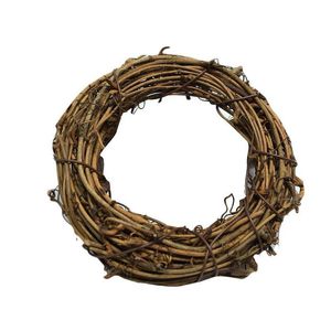 Flores decorativas grinaldas de 10 a 30 cm de amor coração coração rattan ratacão ramo ramo anel de garland margem de casamento decoração de festas