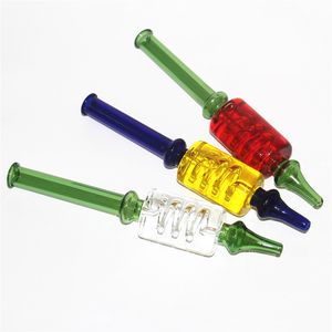 Glas nektar bong rökning tillbehör kylolja inuti rökrör dab rig ask catcher dabber verktyg