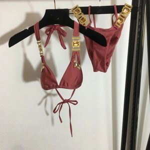 Bikini Elmas Mayo Kristal Kadın Mayo Bandaj Halter Bikini Set Brezilyalı Taklidi Beachwear Push Up Bikini