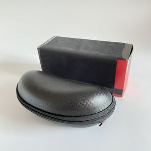 Schwarze EVA-Reißverschlussbox, Brillentuch, Luxus-Designer-Sonnenbrillenbox, Etui, Paket, Brillenzubehör, Mindestbestellmenge = 10 Stück