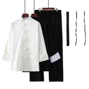 3 adet Çin Bruce Lee Kung Fu Giyim Seti Kanat Chun Eğitim Dövüş Sanatları Tai Chi Shaolin Wushu Üniforma Sanatlar Marciales